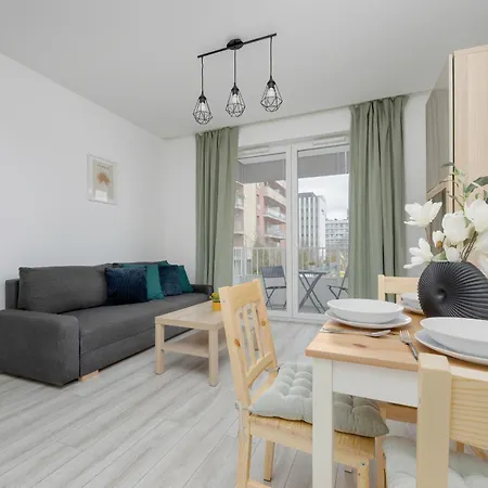 Apartment Modern With Balcony & Parking Mokotow By Renters