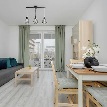 Apartment Modern With Balcony & Parking Mokotow By Renters