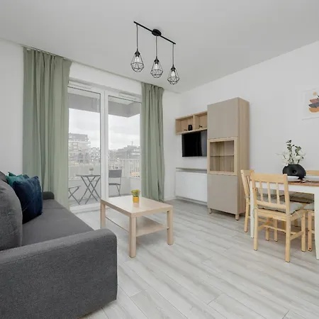 Modern With Balcony & Parking Mokotow By Renters Daire Varşova